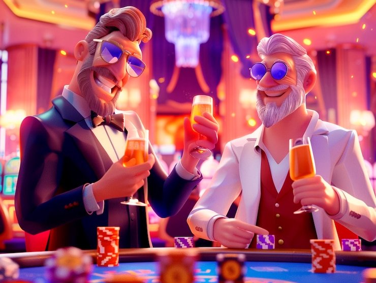 Tampilan permainan live dealer dengan antarmuka surgaslot